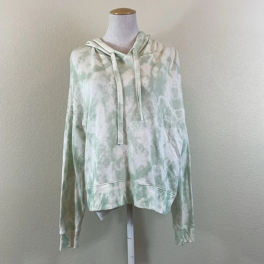 Rails green tie dye hoodie size medium
